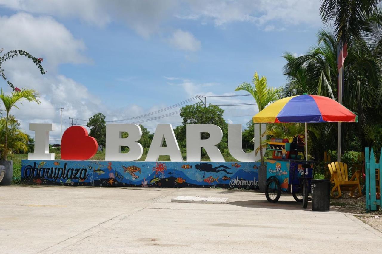 Хостел A Orilla Del Mar En Baru Cartagena Екстер'єр фото